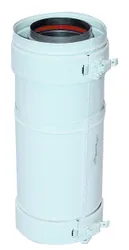 Concentrische rookgasbocht, ACV Prestige, galva/PP, 80/125mm