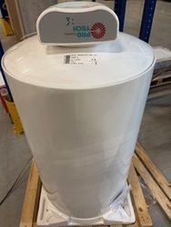 cv boiler BRDN CD1 150 - EU gedeukt rond aansluiting, aansluiting nog intact
