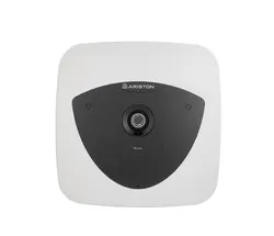 Elektrische boiler close-up / bovenbouw, Ariston Ari 10, 10l, 1.5kW, 220 - 240V, met natte weerstand, horizontaal/verticaal