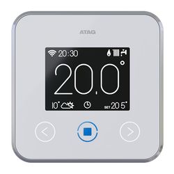 thermostat d'ambiance avec affichage de l'heure Atag One modulable