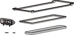 onderh.set oss2 vr Q25C,Q30CC,Q38C,Q38S,Q38SC,E26C E32C,E32S,A285C,A285CV,A285EC,XL110 zonder elektr.