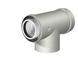 Concentrisch rookgas T-stuk, Atag, 80/125mm