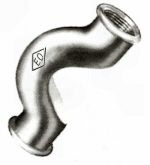 Dos d’âne  fileté, fonte noire, 1/2" FF, Atusa fig 85