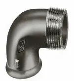 Draadknie, galva gietijzer, 3/4" FM, Atusa fig 92