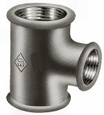 Draad-T, zwart gietijzer, 1/8" FFF, Atusa fig 130