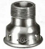 Draadverloopmof, galva gietijzer, 5/4" x 1" FM, Atusa fig 246