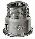 Draadverlengstuk, zwart gietijzer, 3/8" x 25mm, Atusa fig 529A