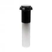 dakdoorvoerpan Begetube Profi-Air Ø180mm zwart kunststof