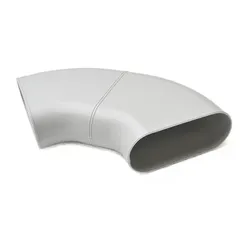 profi air bocht 90gr voor oval duct buis begetube