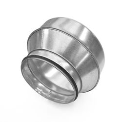 Réduction pour conduite d'air ronde, Begetube, 180/160mm, acier, conduite d'air ronde