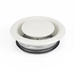 Afvoerventiel, Begetube Profi-Air, Ø125mm, rond, wit