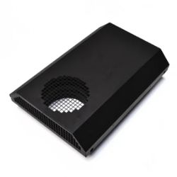 Grille de ventilation extérieure, Begetube COMBI, rectangulair 704x385mm, diam. conduit Ø160mm, acier noir