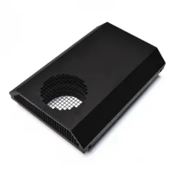 Grille de ventilation extérieure, Begetube COMBI, rectangulair 704x385mm, diam. conduit Ø160mm, acier noir