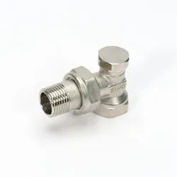 Radiatorretourkraan, Begetube, 1/2"-1/2", buitendraad/buitendraad