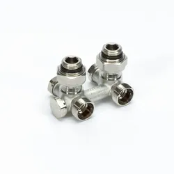 H-onderblok, Begetube, M24 x 1,5-1/2", haaks, één/tweepijp, messing