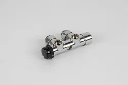 H-onderblok, Begetube Optima, 1/2", haaks, één/tweepijp, messing