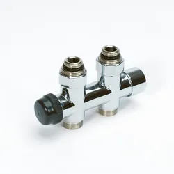 H-onderblok, Begetube Optima, 1/2", recht, één/tweepijp, messing
