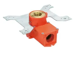 muuraansluitdoos begemac enkel 1/2 x M24 voorbouwwand rood