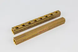 Verdeler voor CV 3/4" + 8 x 1/2", Begetube, messing