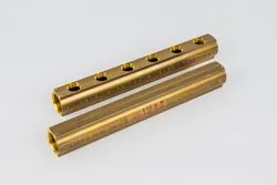 Collecteur pour chauffage 1" + 6 x 1/2", Begetube, laiton