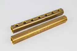 Collecteur pour chauffage 1" + 7 x 1/2", Begetube, laiton