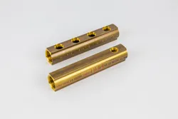 Collecteur pour chauffage 1" + 4 x 1/2", Begetube, laiton, avec aération