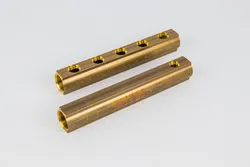 Collecteur pour chauffage 1" + 5 x 1/2", Begetube, laiton, avec aération