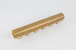 Collecteur pour chauffage 1" + 6 x M24, Begetube, laiton