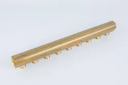 Collecteur pour chauffage 1" + 9 x M24, Begetube, laiton