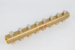 Verdeler voor CV 1" + 8 x M24, Begetube, messing