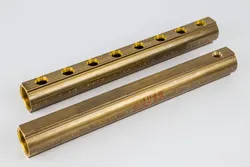 Verdeler voor CV 5/4" + 8 x 1/2", Begetube, messing, met ontluchting
