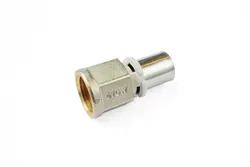 Pièce de transition à sertir, laiton, 26/3mm x 3/4" F, Begetube Alpex