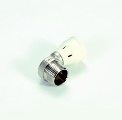Steekovergangsknie, kunststof, 16mm x 1/2" M, (drink)water, Begetube Alpex