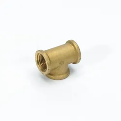 T-stuk messing 1 bi begetube