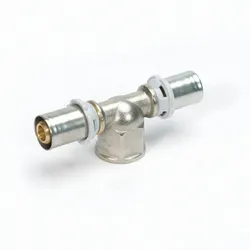 Té de transition à sertir, laiton, 20/2 x 1/2" x 20/2 F, eau potable, Begetube Alpex
