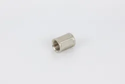 Draadmof, messing vernikkeld, 3/4" FF, Begetube