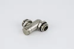 verchroomde concentrische nippel 1M x 1M met o-ringen