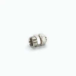 demonteerbaar overgangstuk M24 x 3/4 EK vernikkeld met o-ring