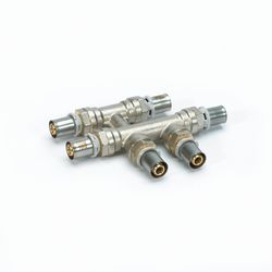 kruisstuk Begetube Alpex messing 16mm (drink)water
