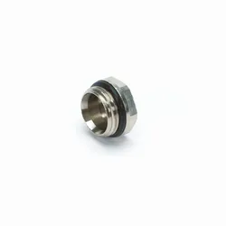 Bouchon fileté, laiton, avec joint torique, 1/2" M, Begetube