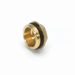 Bouchon fileté, laiton, avec joint torique, 1" M, Begetube