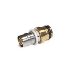 Persovergangsstuk, messing, 16/2mm x DN15 fastec, Begetube Teco