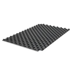Geprofileerde isolatieplaat 140x80x1,5 ZWART begetube (ex 600000015)