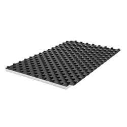 Geprofileerde isolatieplaat 140x80x3 ZWART begetube (ex 600000030)