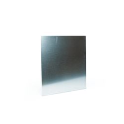afdekplaat in verzinkt staal 490x490x0,4 mm (ex 600004010)