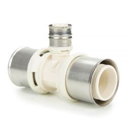 Té réduit à sertir, plastique, 63/4.5x40/3.5x63/4.5mm FFF, eau potable, Begetube ALPEX L PPSU