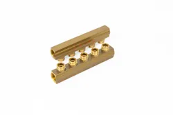 Collecteur pour chauffage 3/4" + 2 x M24, Begetube, laiton
