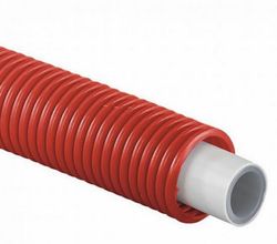 Meerlagenbuis met mantelbuis, Begetube Alpex duo XS, 16x2mm, rood, flexibel, 50m