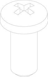 Schroef M5x 12 Bosch
