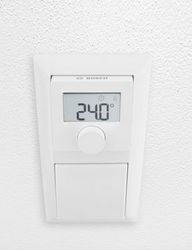 Ruimteklokthermostaat, Bosch, weekklok klasse V, modulerend